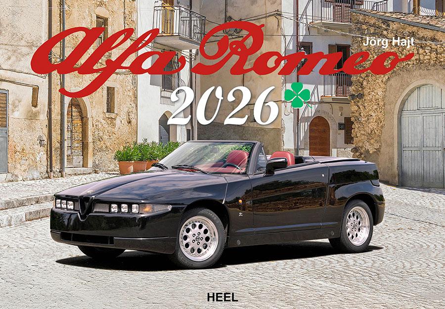 Vorderes Coverbild Alfa Romeo Kalender 2026