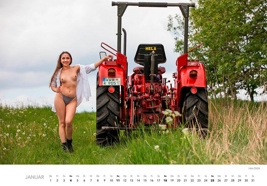 Beispielinhalt (Bild) Jungbauernträume Kalender 2026