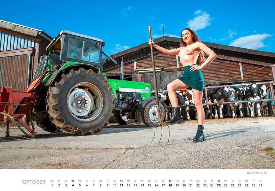 Beispielinhalt (Bild) Jungbauernträume Kalender 2026