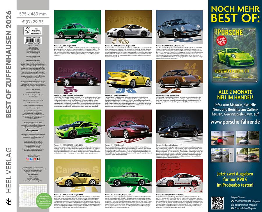 Beispielinhalt (Bild) Best of Zuffenhausen Kalender 2026