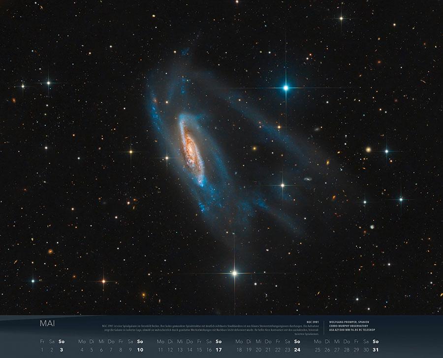 Beispielinhalt (Bild) Wunder des Weltalls Kalender 2026