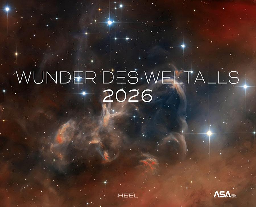 Vorderes Coverbild Wunder des Weltalls Kalender 2026