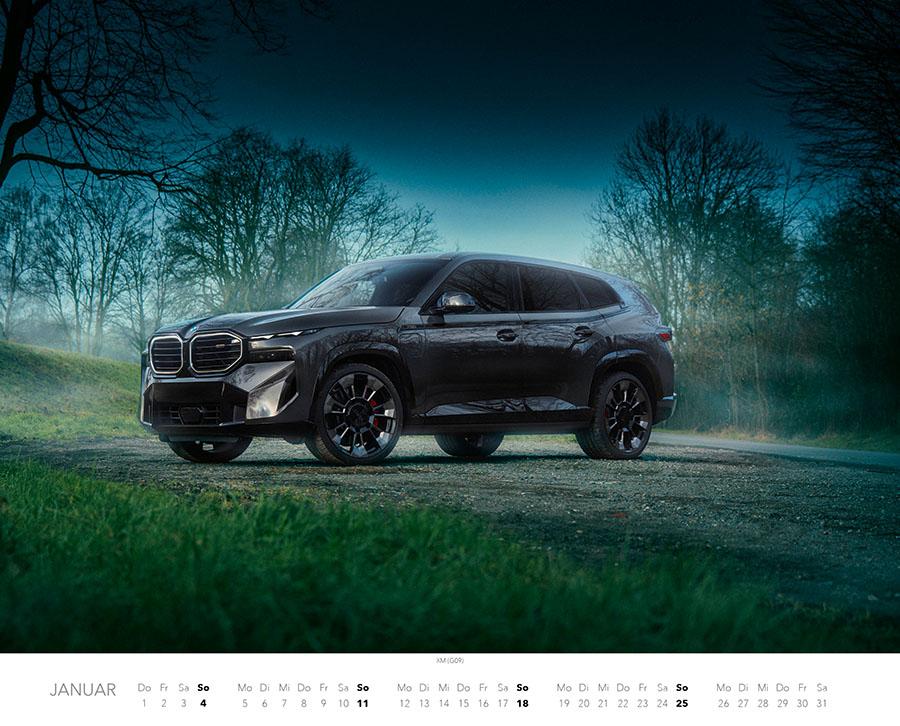Beispielinhalt (Bild) Faszination BMW M Kalender 2026