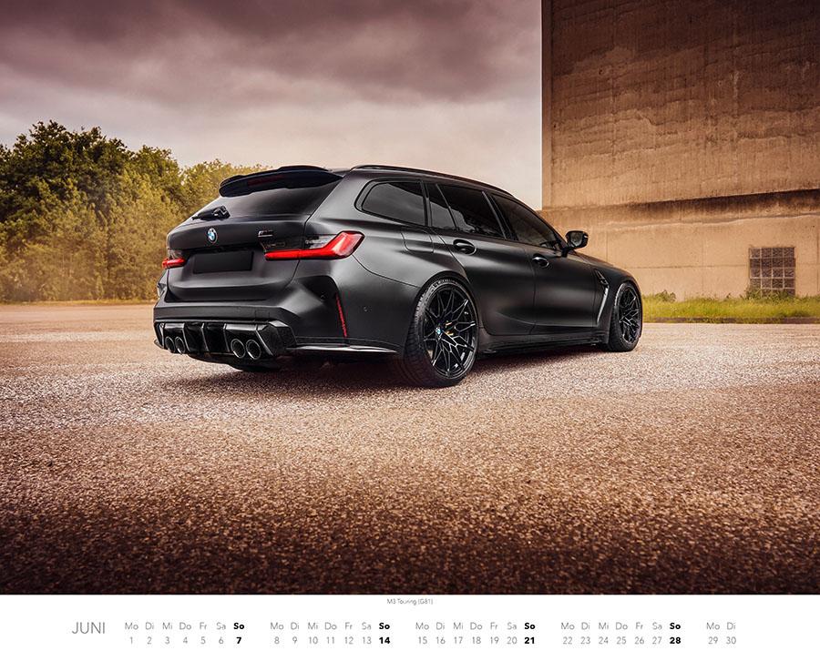 Beispielinhalt (Bild) Faszination BMW M Kalender 2026