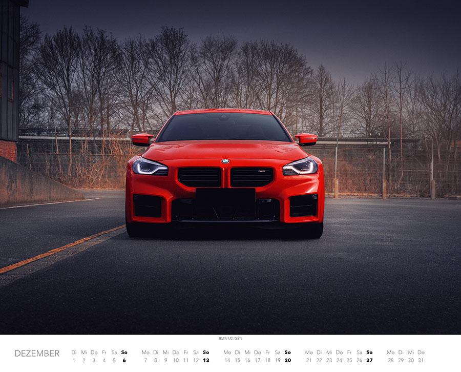 Beispielinhalt (Bild) Faszination BMW M Kalender 2026