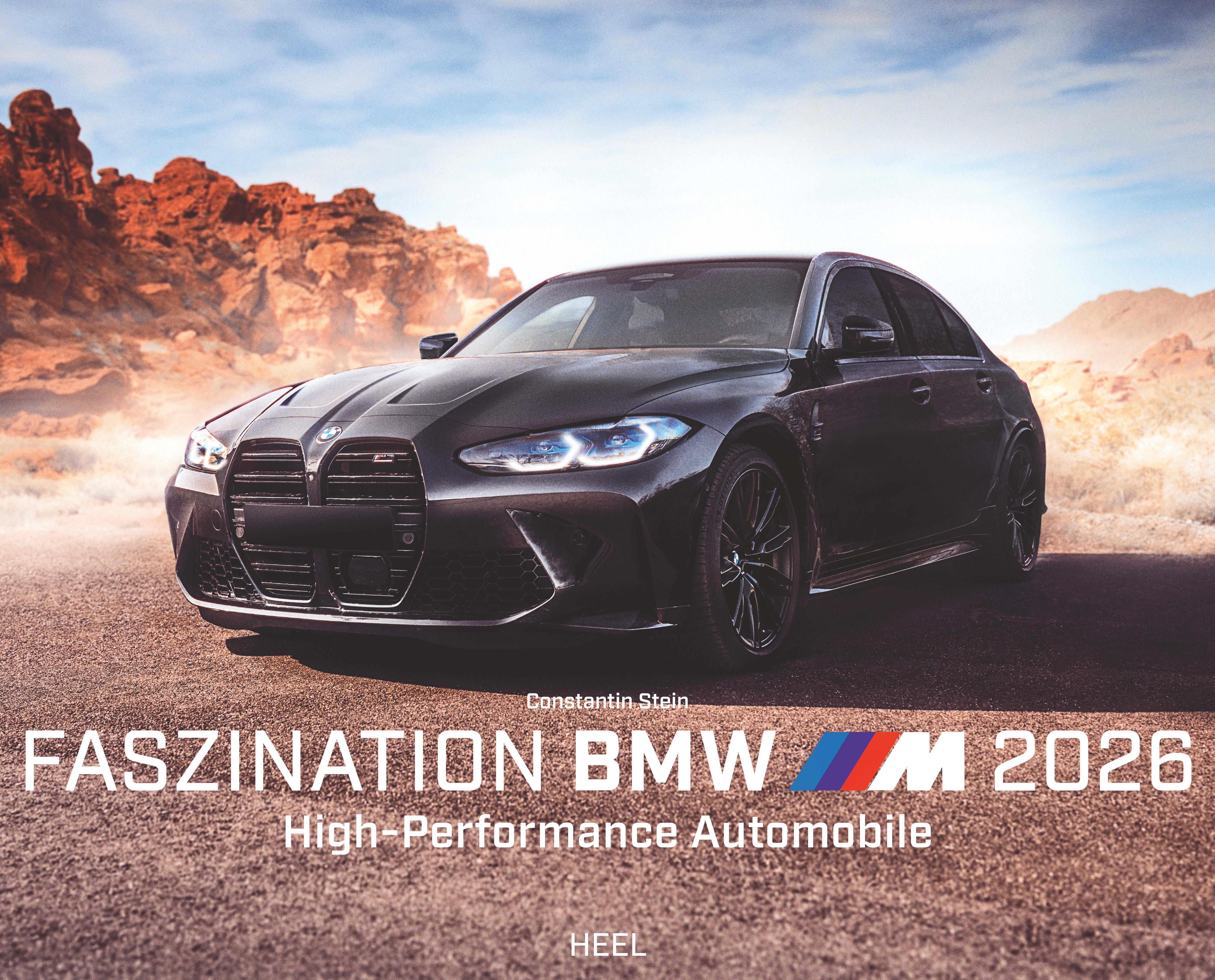Vorderes Coverbild Faszination BMW M Kalender 2026