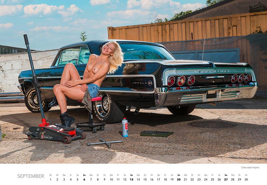 Beispielinhalt (Bild) Schrauberträume Kalender 2026