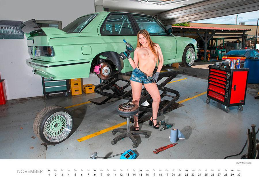 Beispielinhalt (Bild) Schrauberträume Kalender 2026