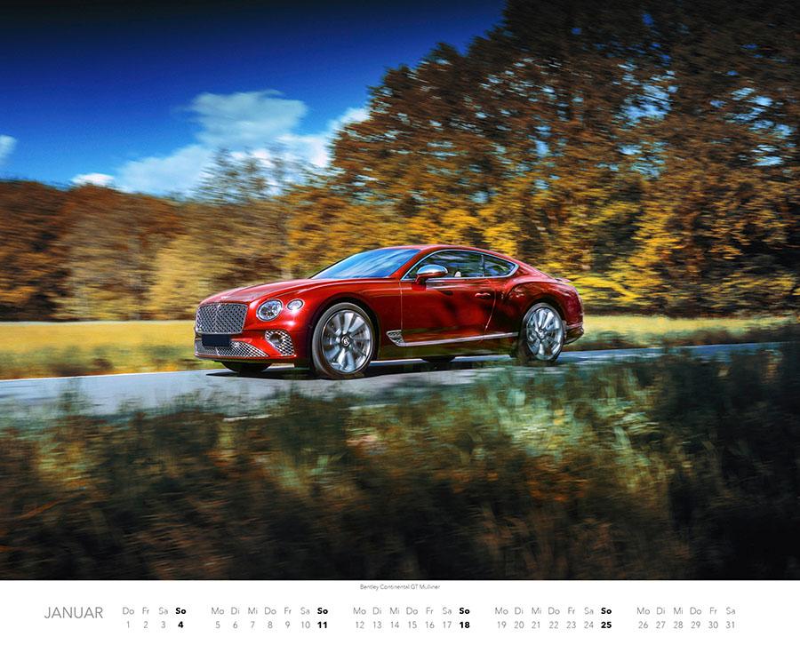 Beispielinhalt (Bild) Supercars Kalender 2026