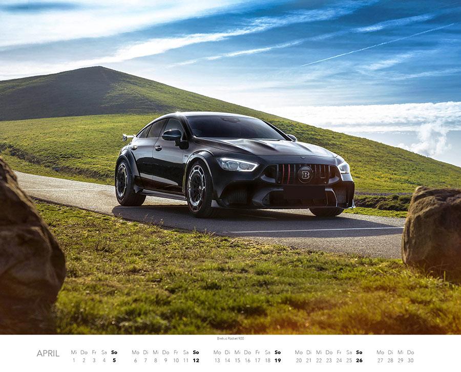 Beispielinhalt (Bild) Supercars Kalender 2026