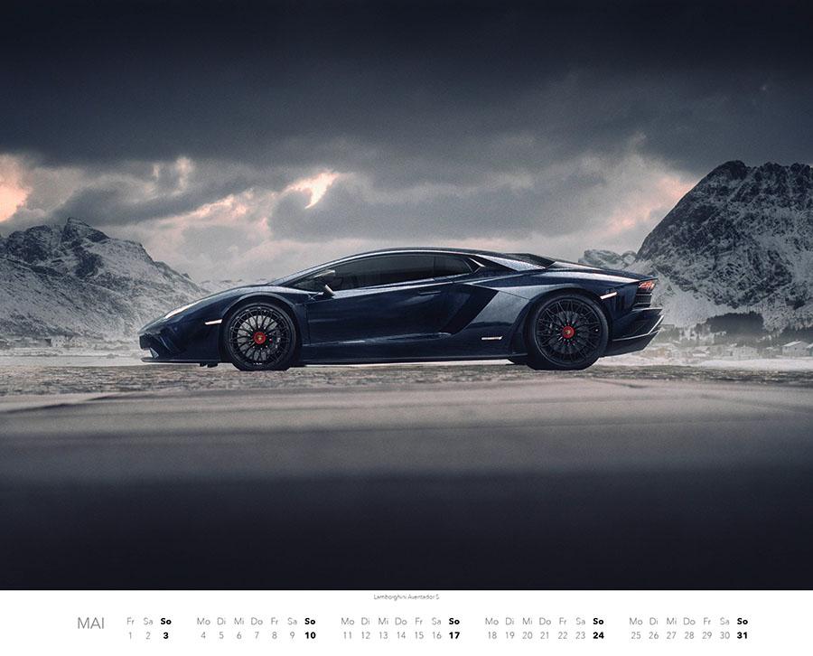 Beispielinhalt (Bild) Supercars Kalender 2026