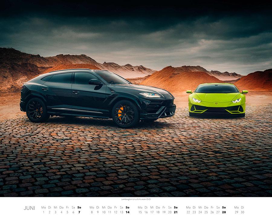 Beispielinhalt (Bild) Supercars Kalender 2026