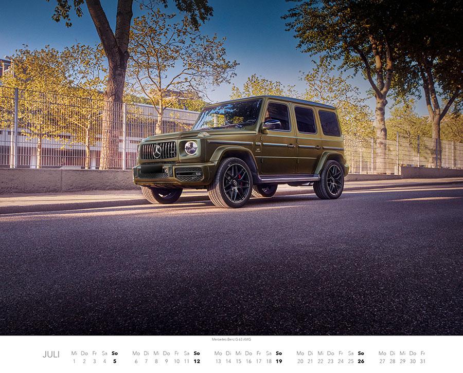 Beispielinhalt (Bild) Supercars Kalender 2026