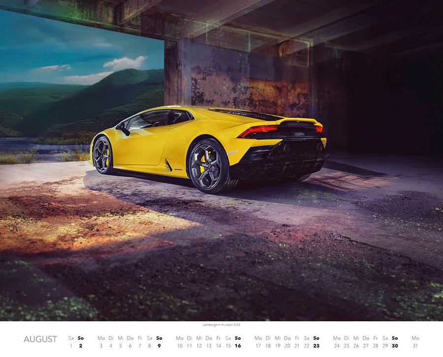 Beispielinhalt (Bild) Supercars Kalender 2026