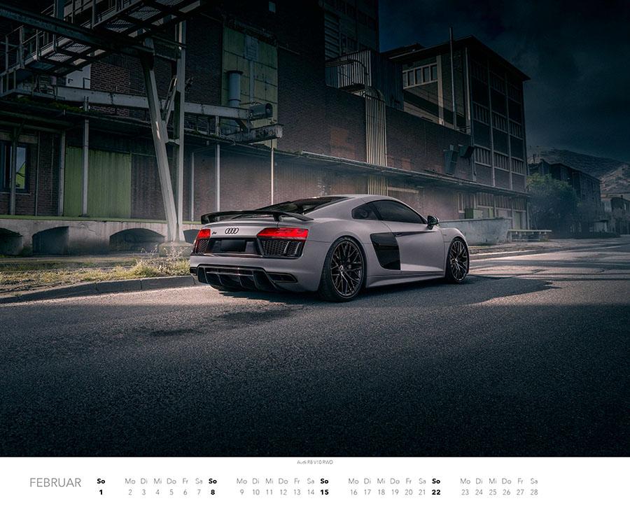 Beispielinhalt (Bild) Supercars Kalender 2026