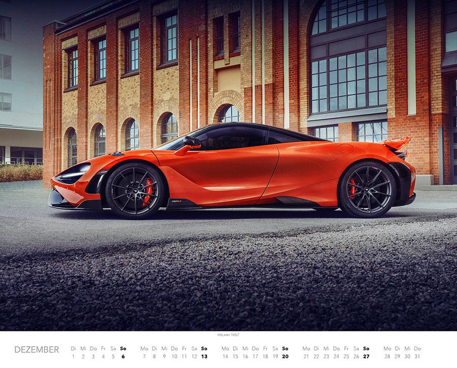 Beispielinhalt (Bild) Supercars Kalender 2026