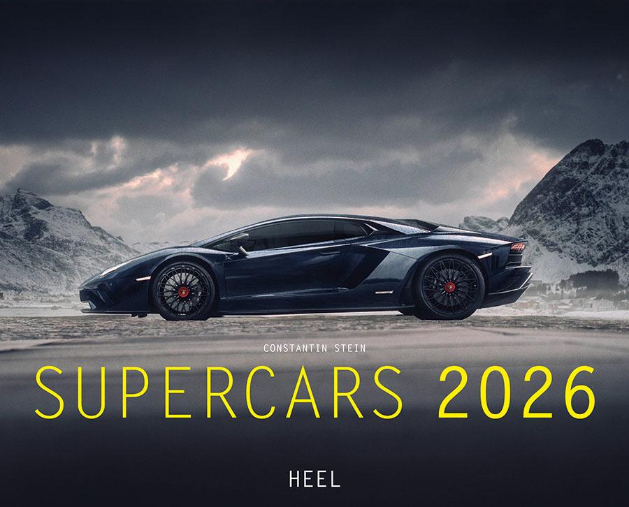 Vorderes Coverbild Supercars Kalender 2026