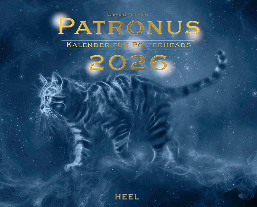 Vorderes Coverbild Patronus Kalender für Potterheads 2026 XXL-Wandkalender