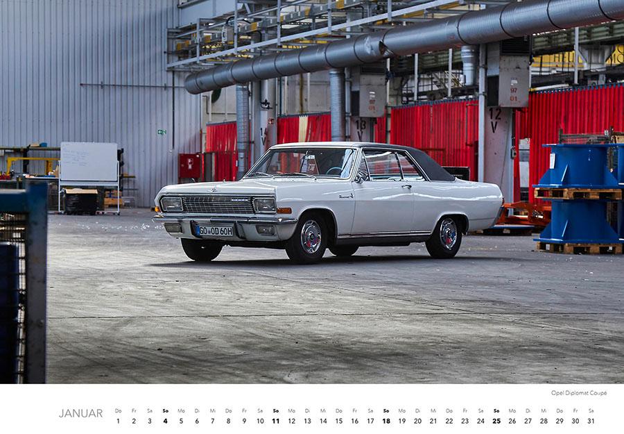Beispielinhalt (Bild) Opel Kalender 2026