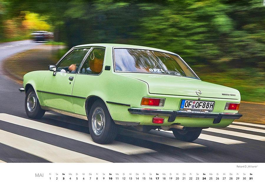 Beispielinhalt (Bild) Opel Kalender 2026