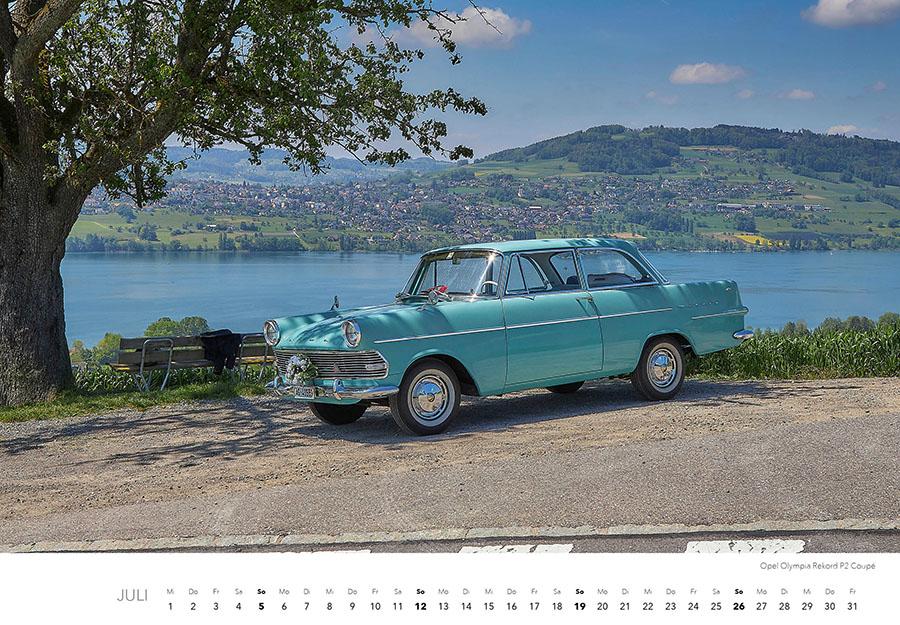 Beispielinhalt (Bild) Opel Kalender 2026