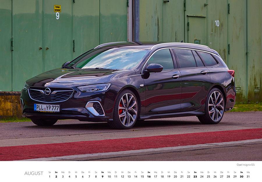 Beispielinhalt (Bild) Opel Kalender 2026