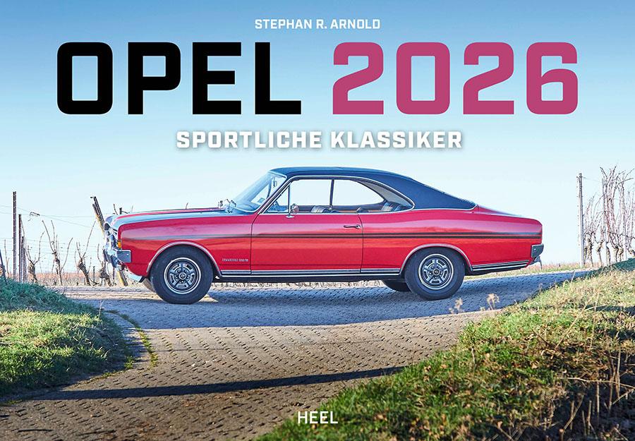 Vorderes Coverbild Opel Kalender 2026