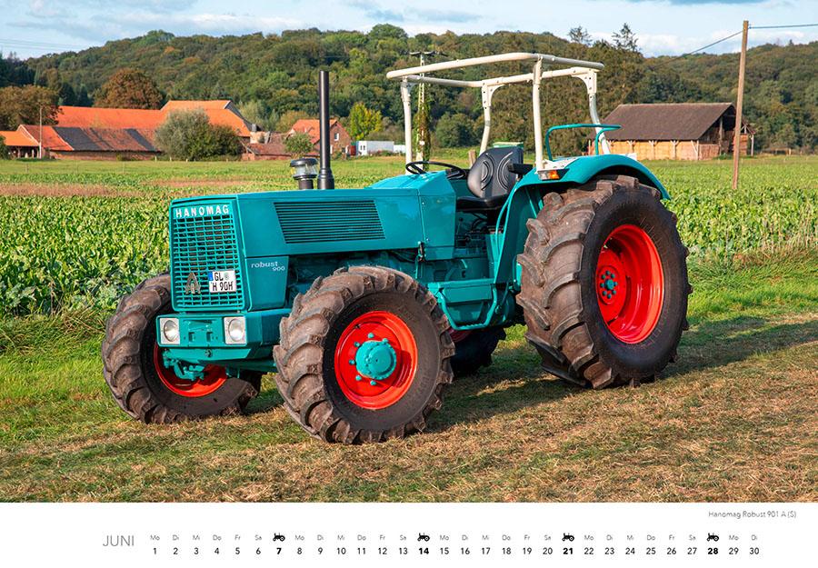 Beispielinhalt (Bild) Klassische Traktoren Kalender 2026