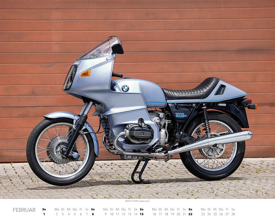 Beispielinhalt (Bild) BMW Motorräder Kalender 2026