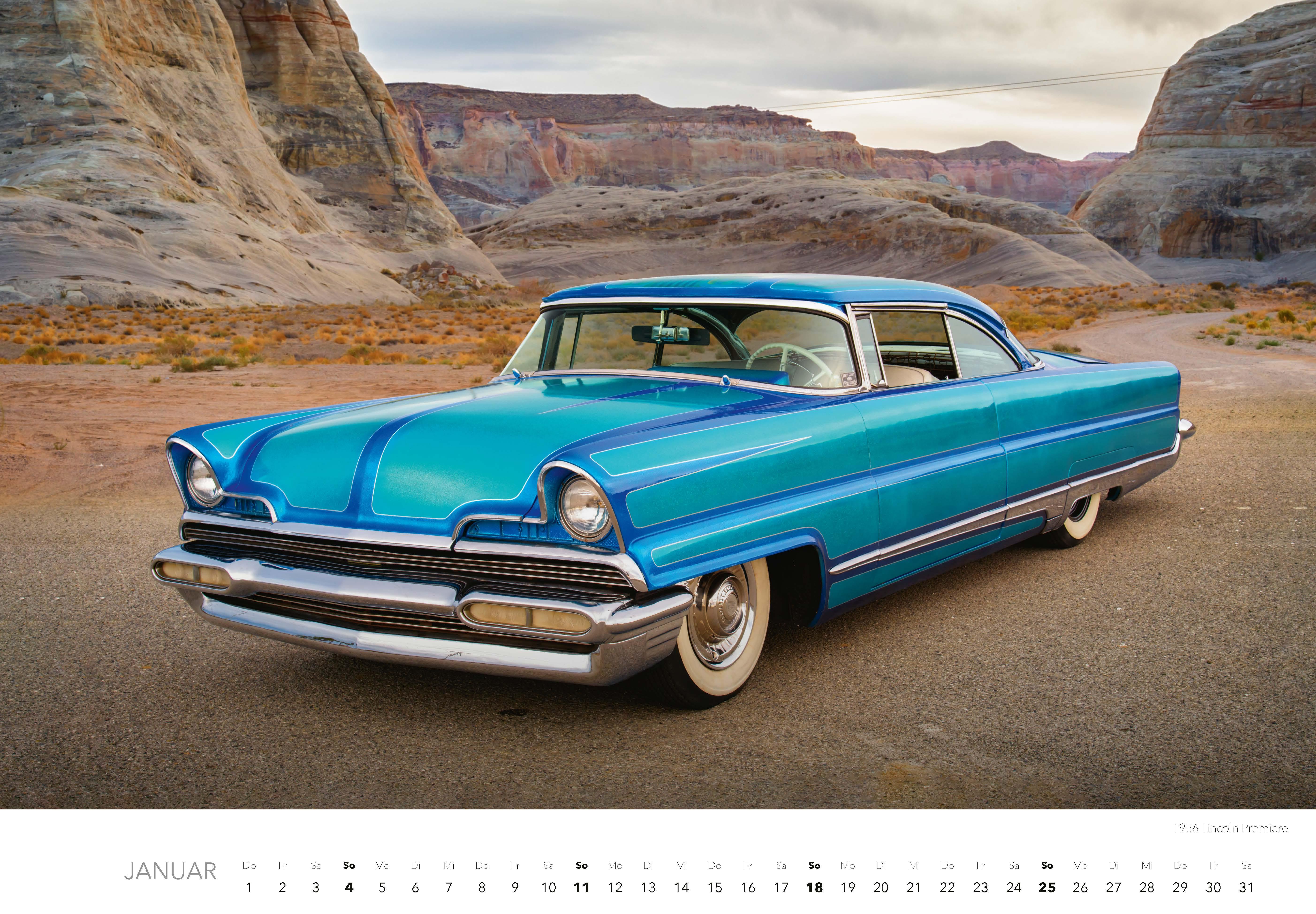 Beispielinhalt (Bild) Amerikanische Straßenkreuzer Kalender 2026