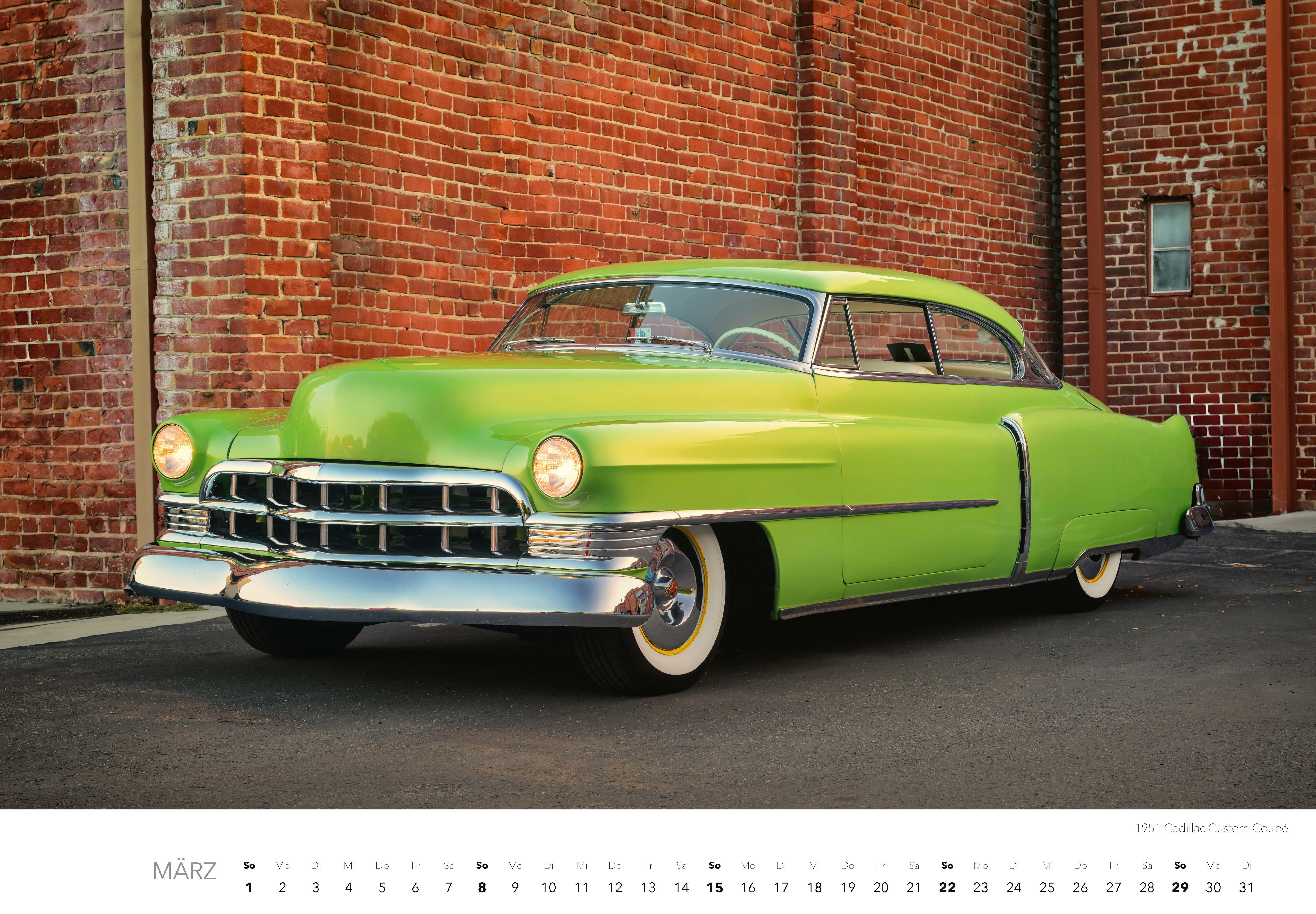Beispielinhalt (Bild) Amerikanische Straßenkreuzer Kalender 2026