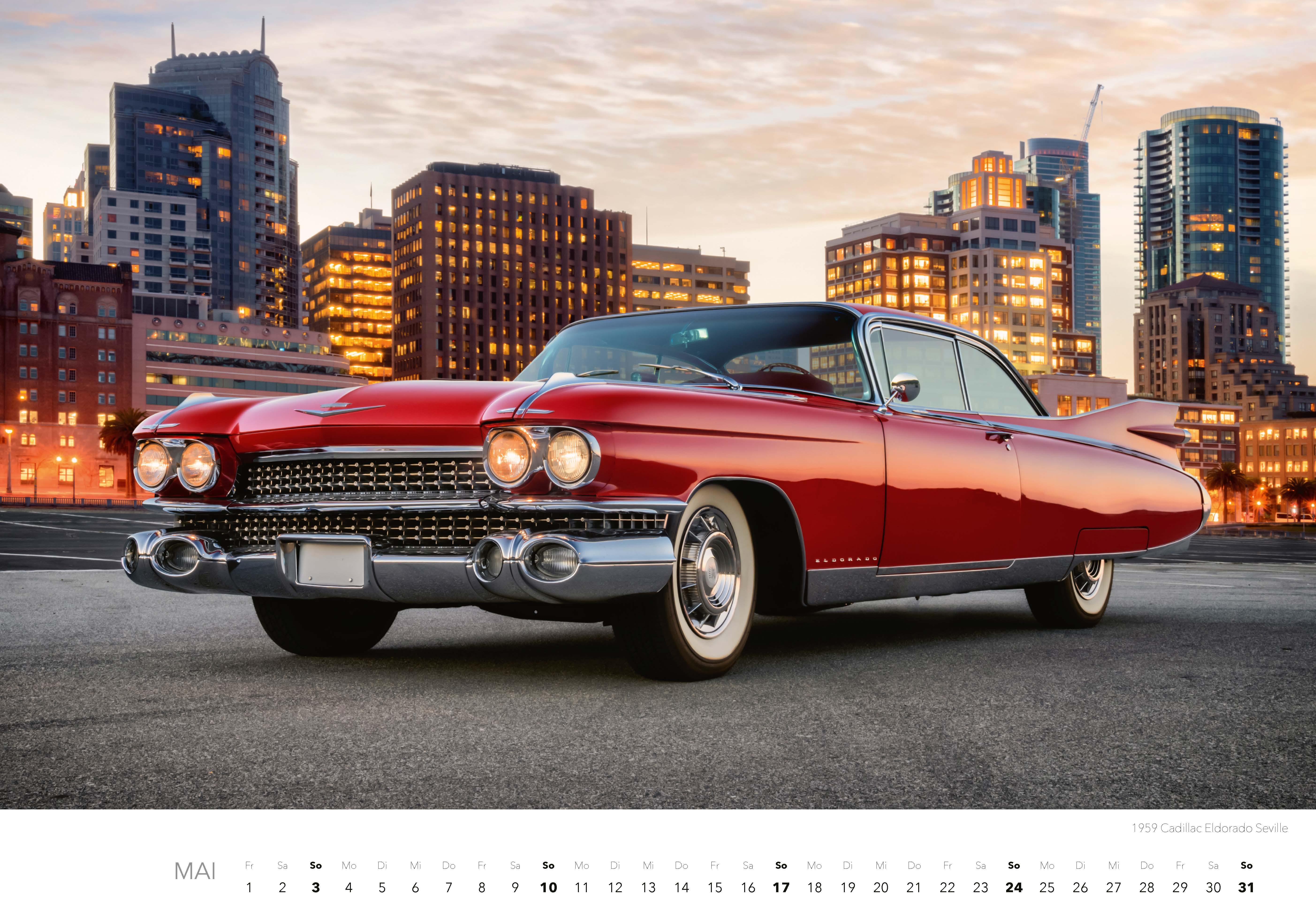 Beispielinhalt (Bild) Amerikanische Straßenkreuzer Kalender 2026