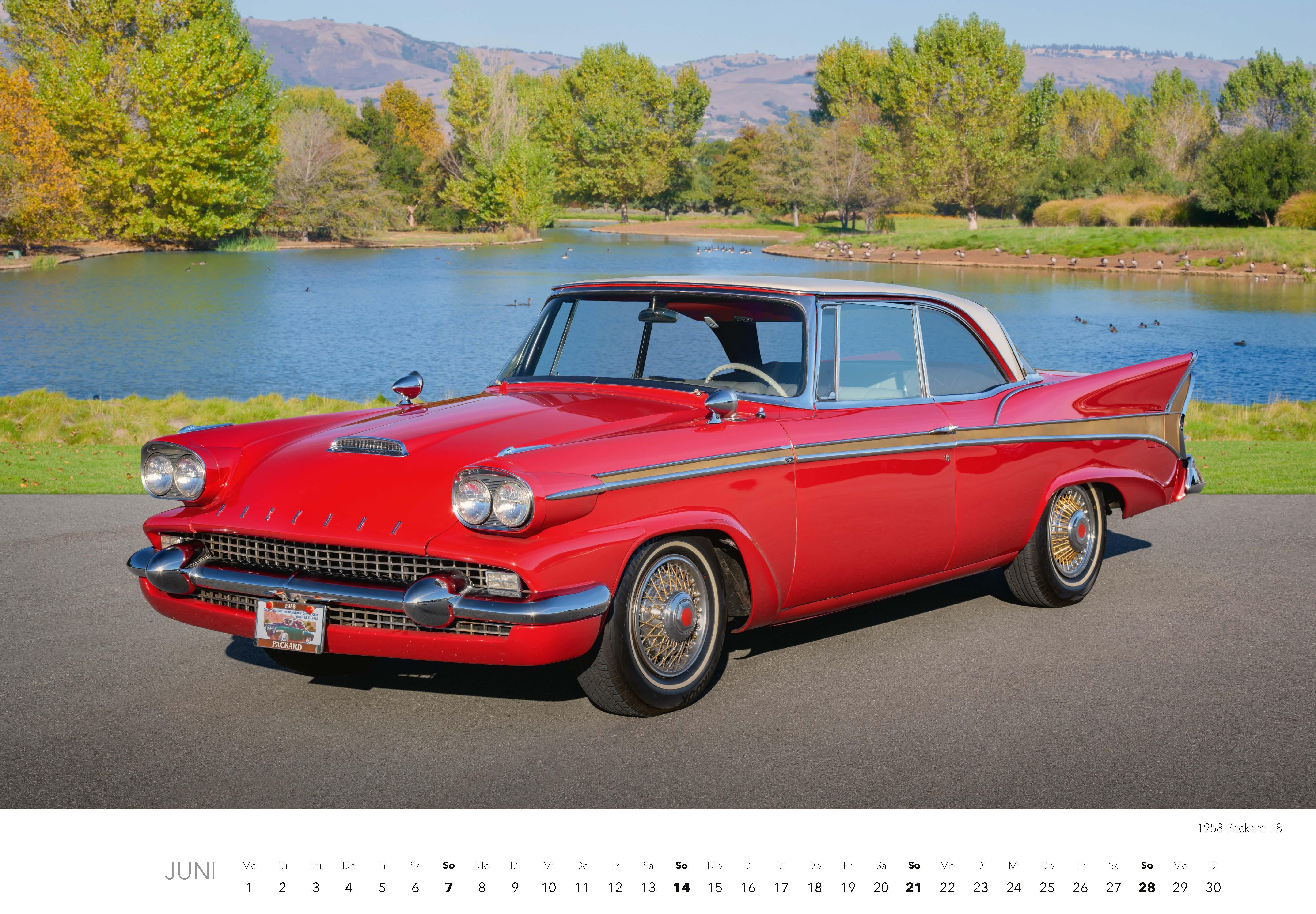 Beispielinhalt (Bild) Amerikanische Straßenkreuzer Kalender 2026