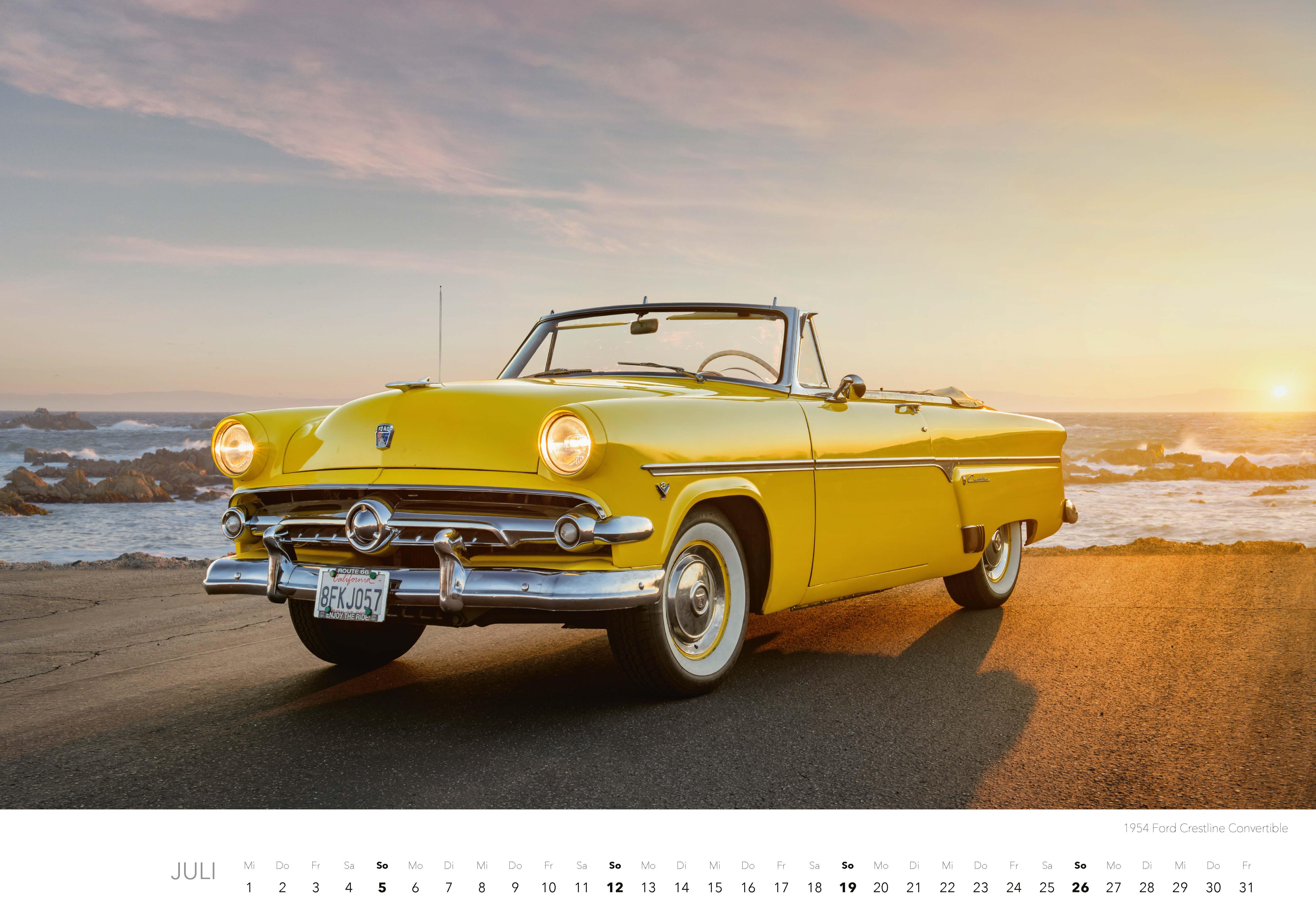 Beispielinhalt (Bild) Amerikanische Straßenkreuzer Kalender 2026