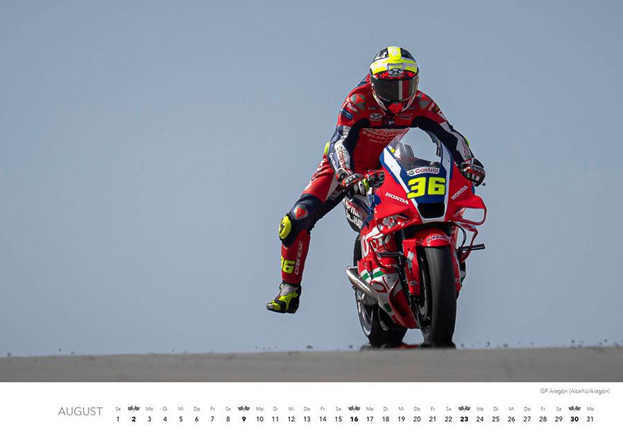 Beispielinhalt (Bild) Motorrad Grand Prix Kalender 2026