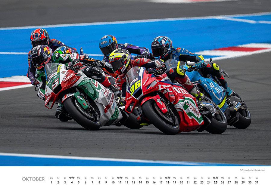 Beispielinhalt (Bild) Motorrad Grand Prix Kalender 2026
