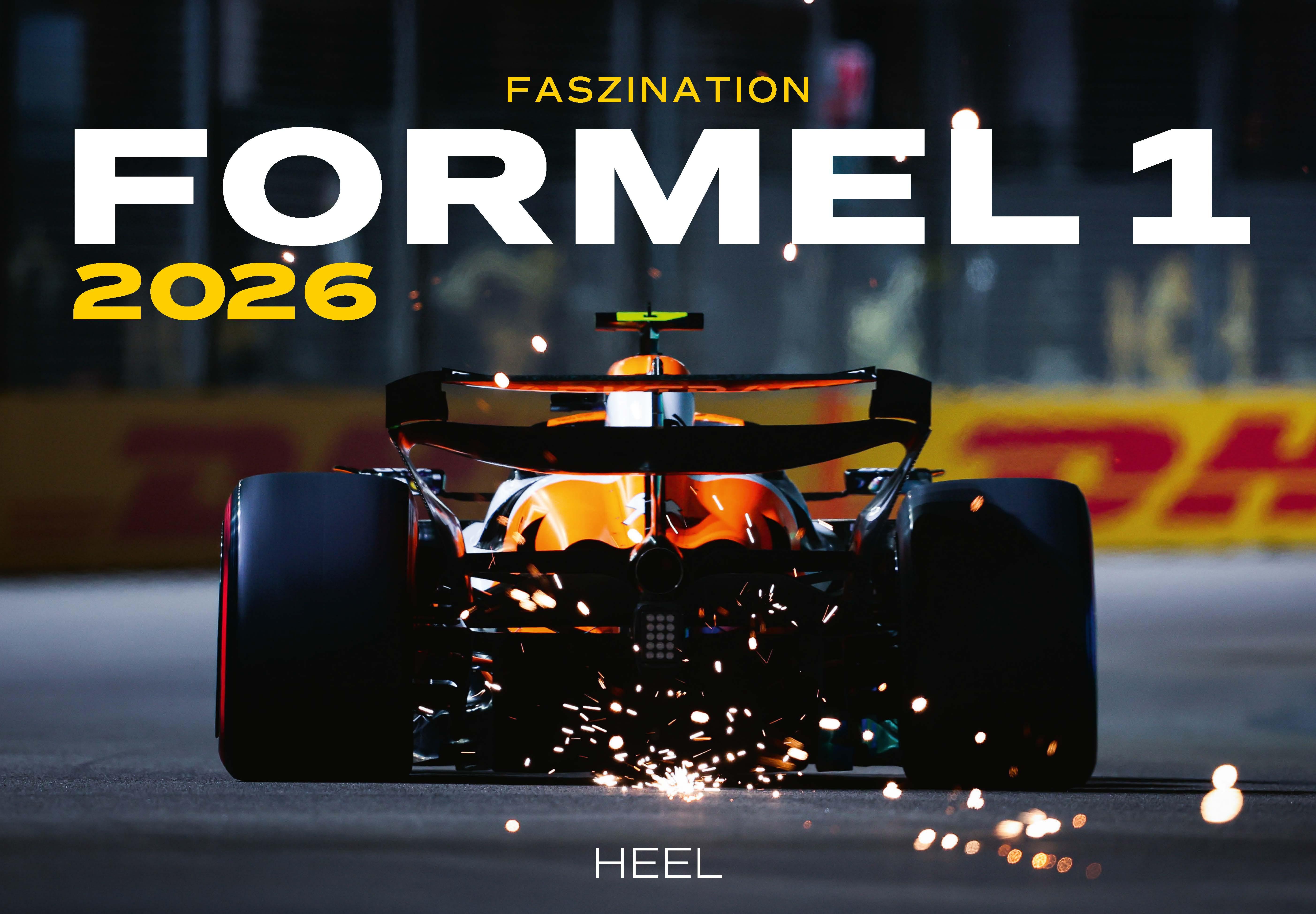 Vorderes Coverbild Faszination Formel 1 Kalender 2026