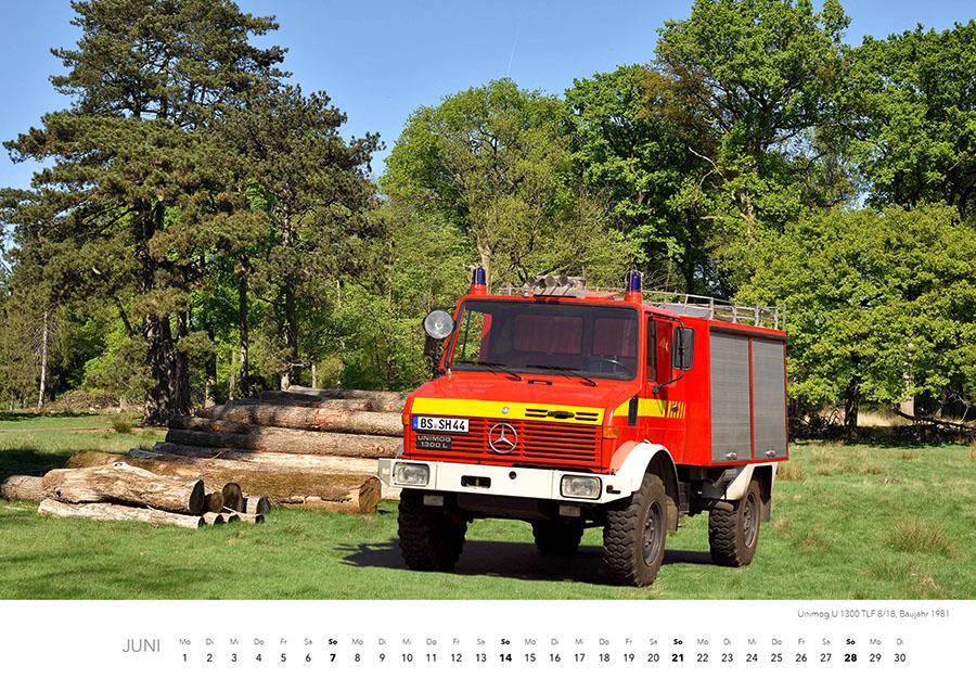 Beispielinhalt (Bild) Unimog Klassiker Kalender 2026