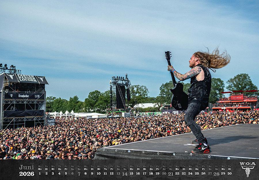 Beispielinhalt (Bild) Wacken Kalender 2026