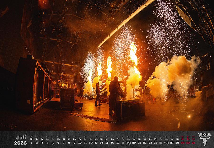 Beispielinhalt (Bild) Wacken Kalender 2026