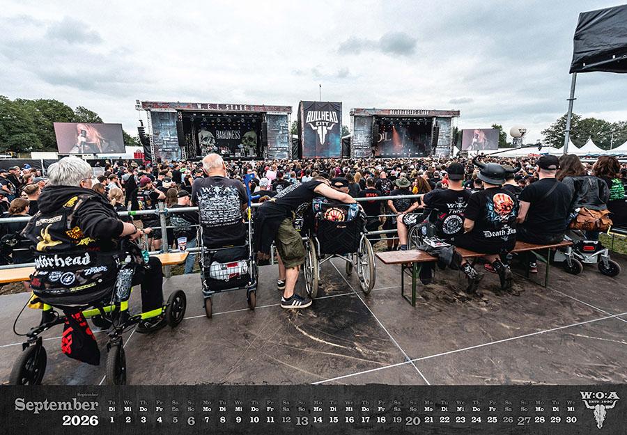 Beispielinhalt (Bild) Wacken Kalender 2026