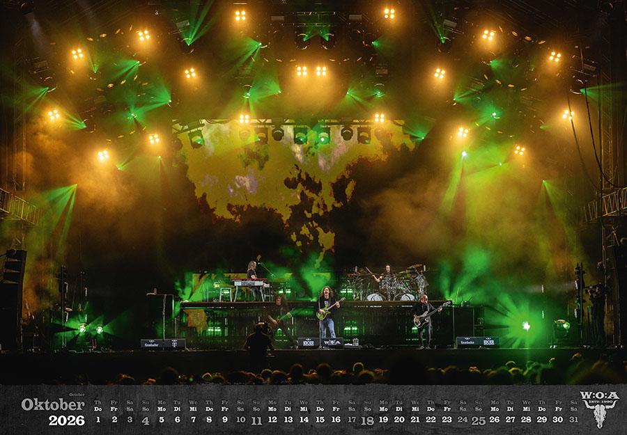 Beispielinhalt (Bild) Wacken Kalender 2026