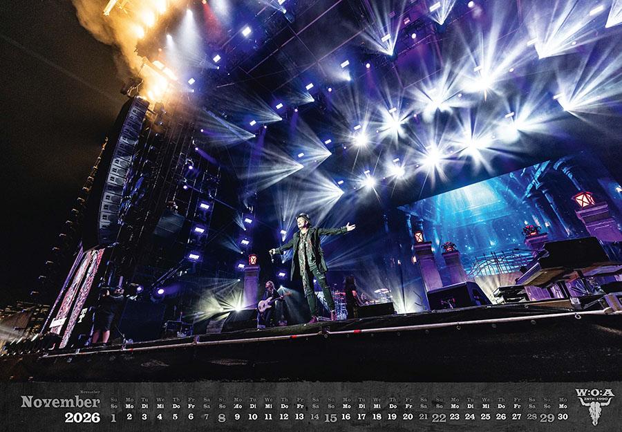 Beispielinhalt (Bild) Wacken Kalender 2026