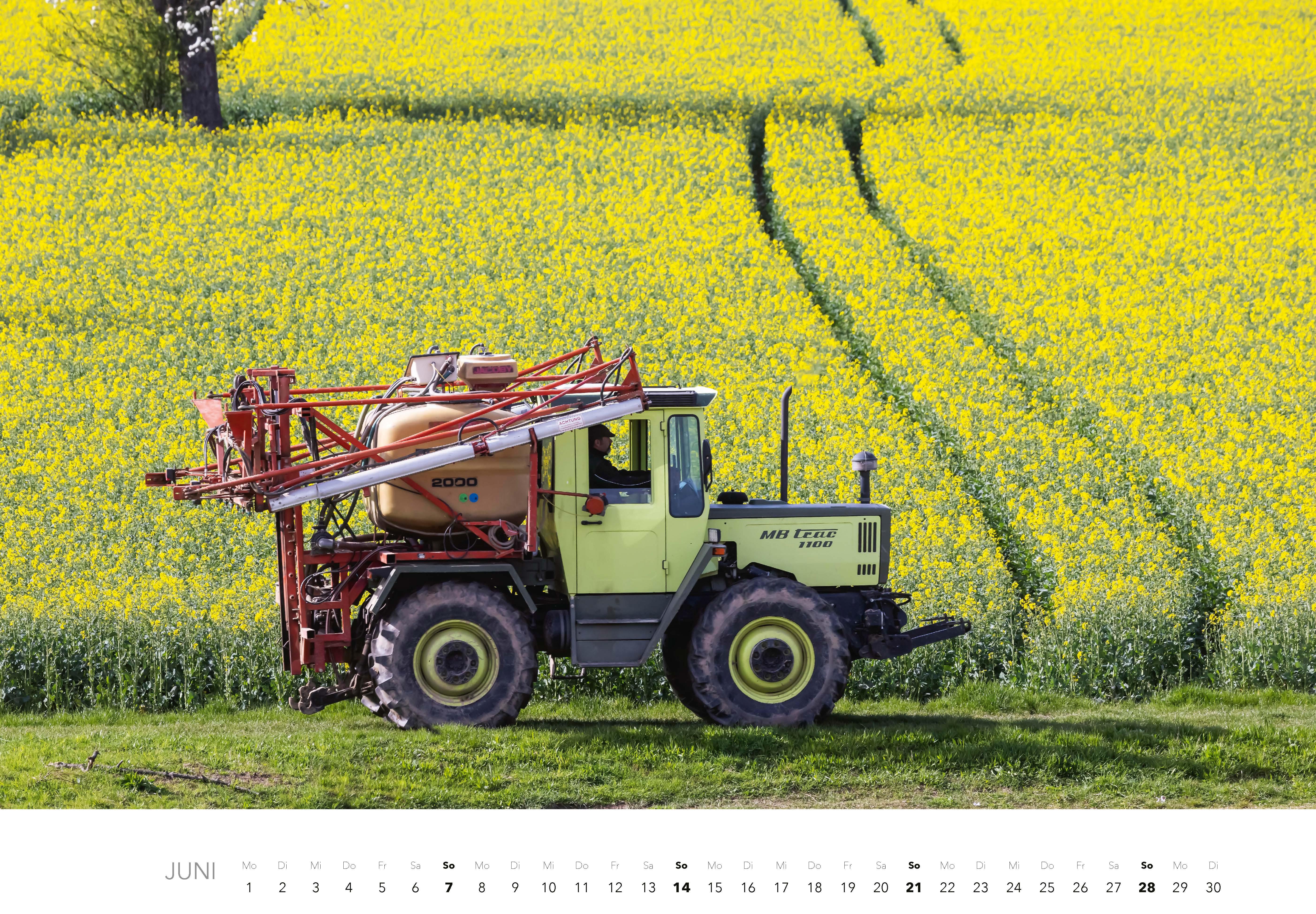 Beispielinhalt (Bild) Faszination Landmaschinen Kalender 2026