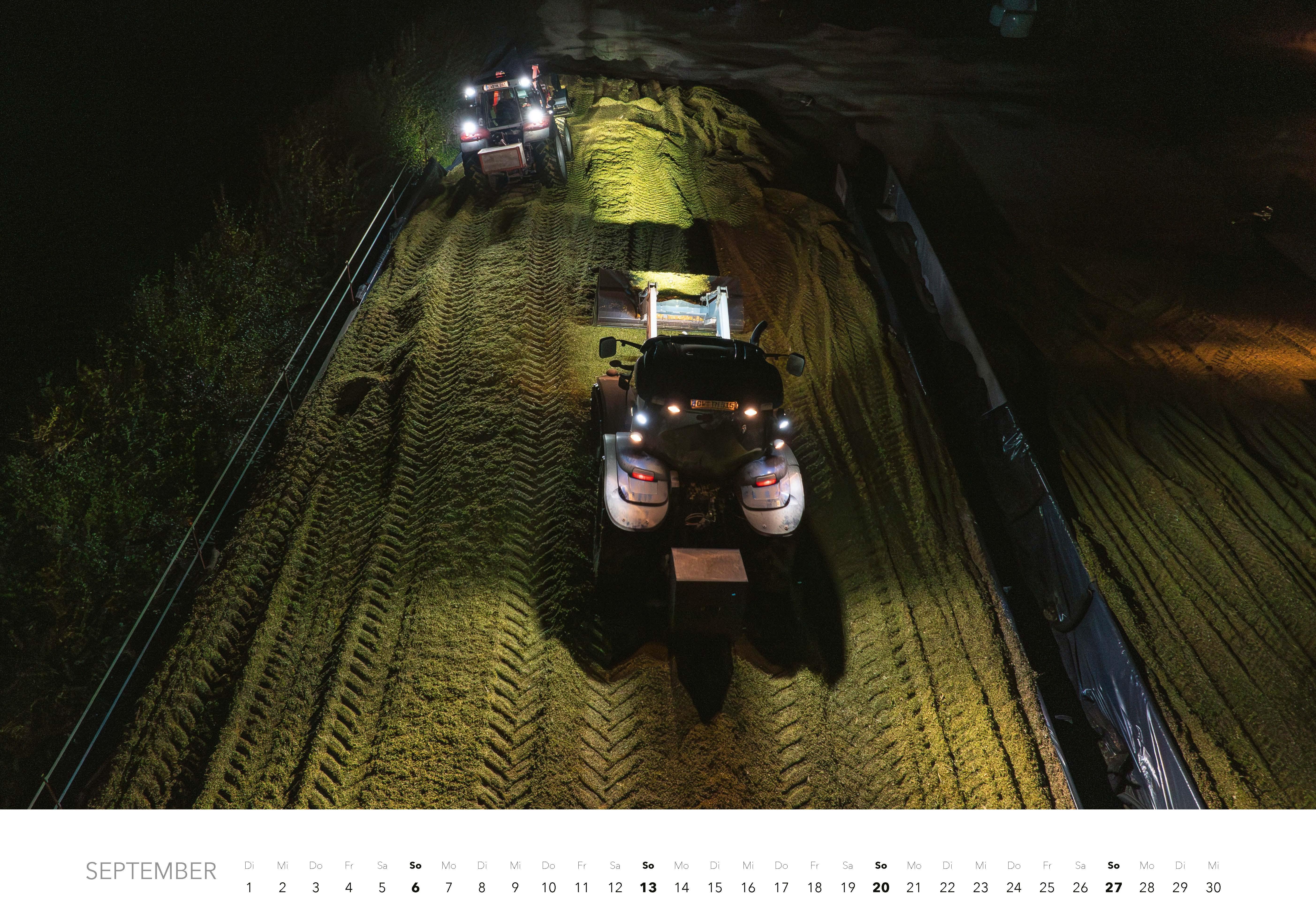 Beispielinhalt (Bild) Faszination Landmaschinen Kalender 2026