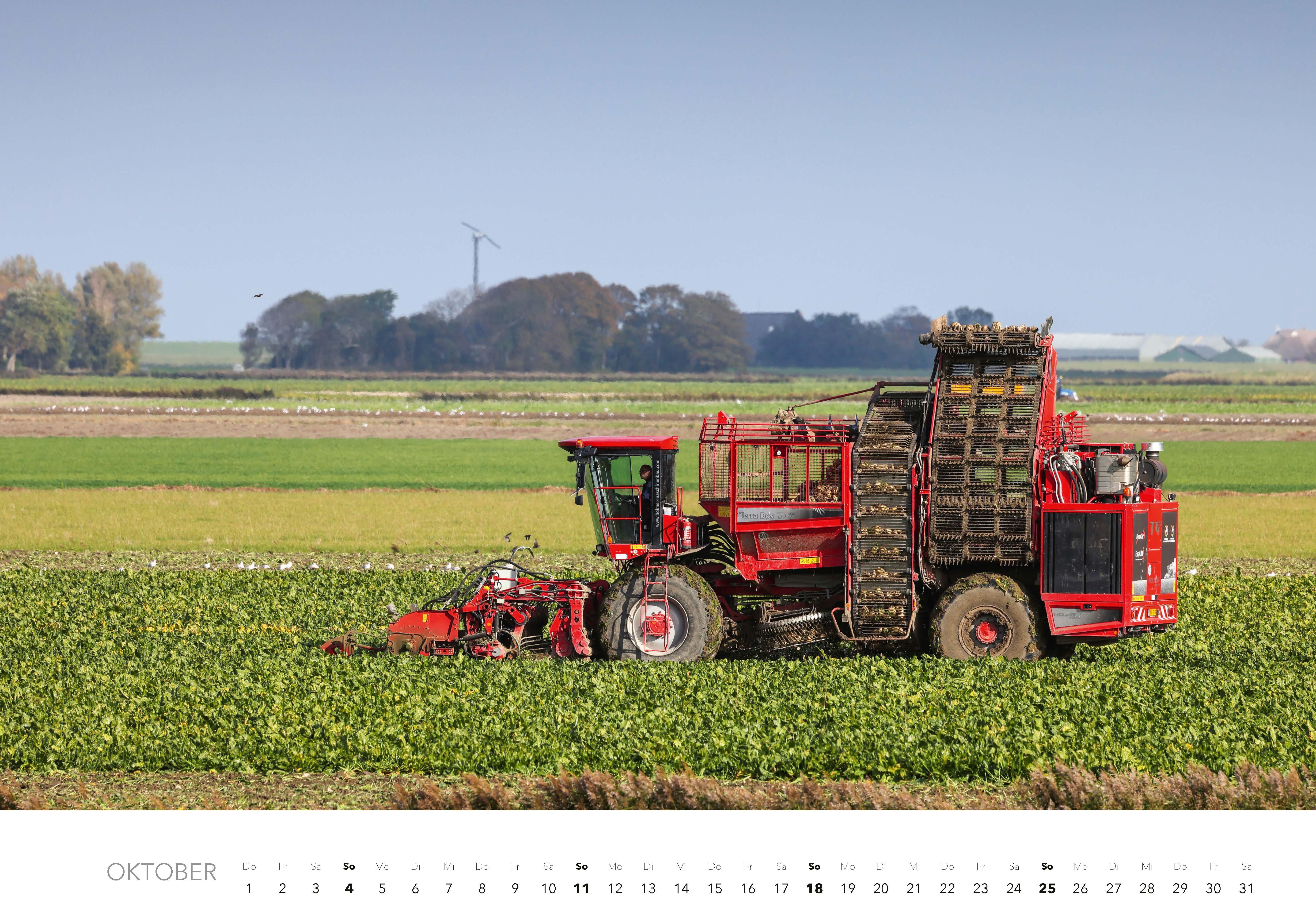 Beispielinhalt (Bild) Faszination Landmaschinen Kalender 2026