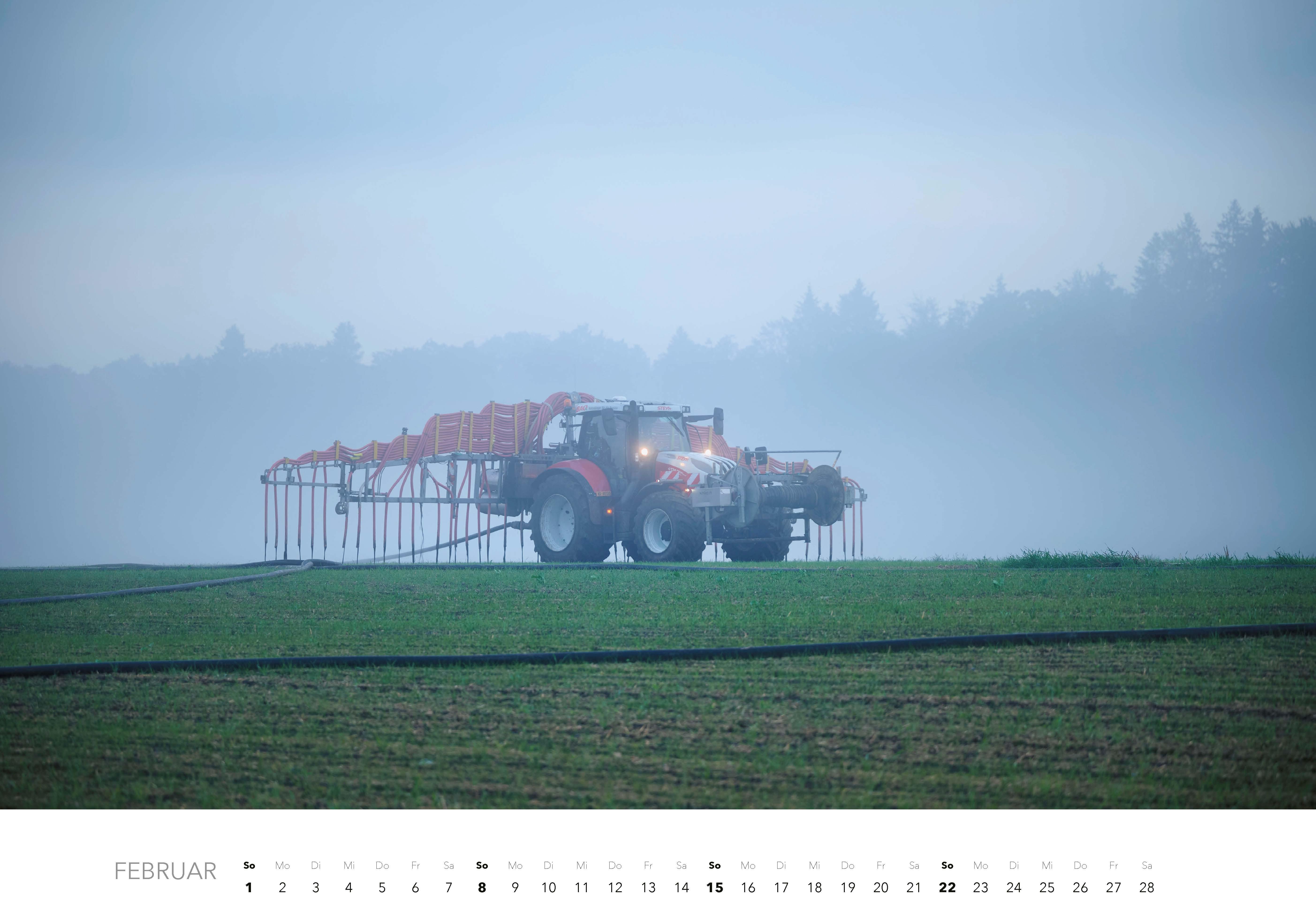Beispielinhalt (Bild) Faszination Landmaschinen Kalender 2026