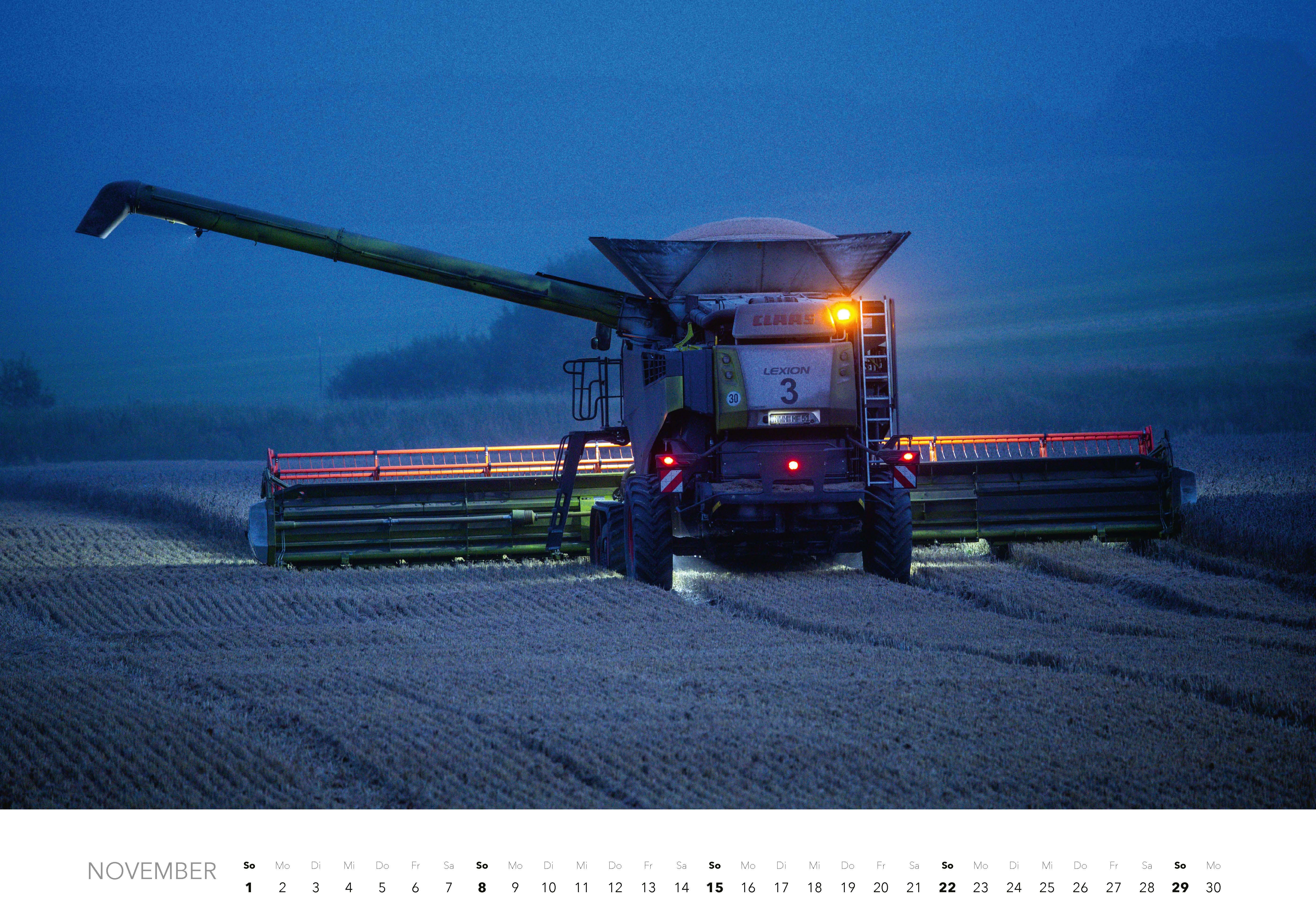 Beispielinhalt (Bild) Faszination Landmaschinen Kalender 2026