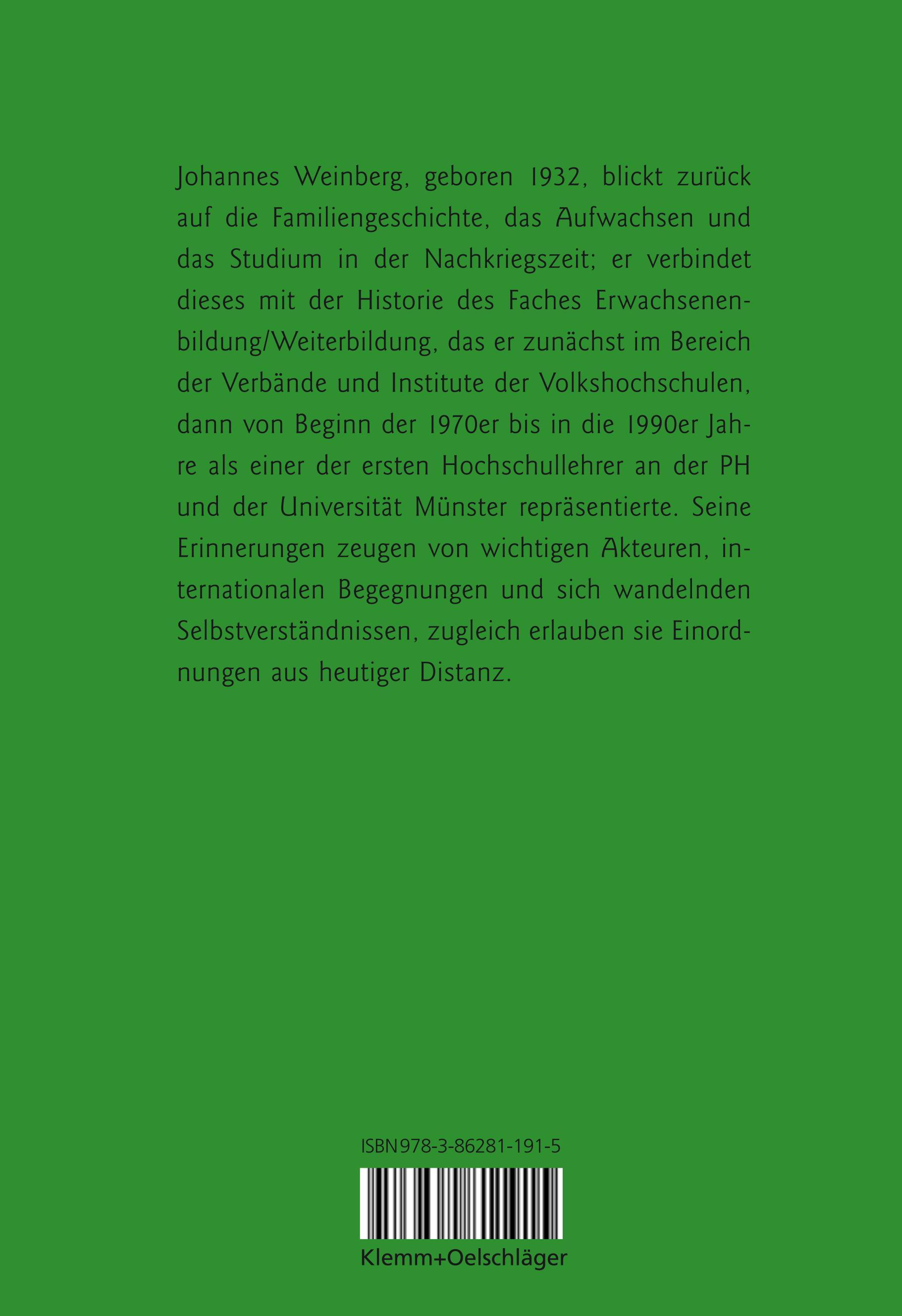Rückseitencover "Das Zentrum sind für mich die Lehr-Lern-Prozesse"