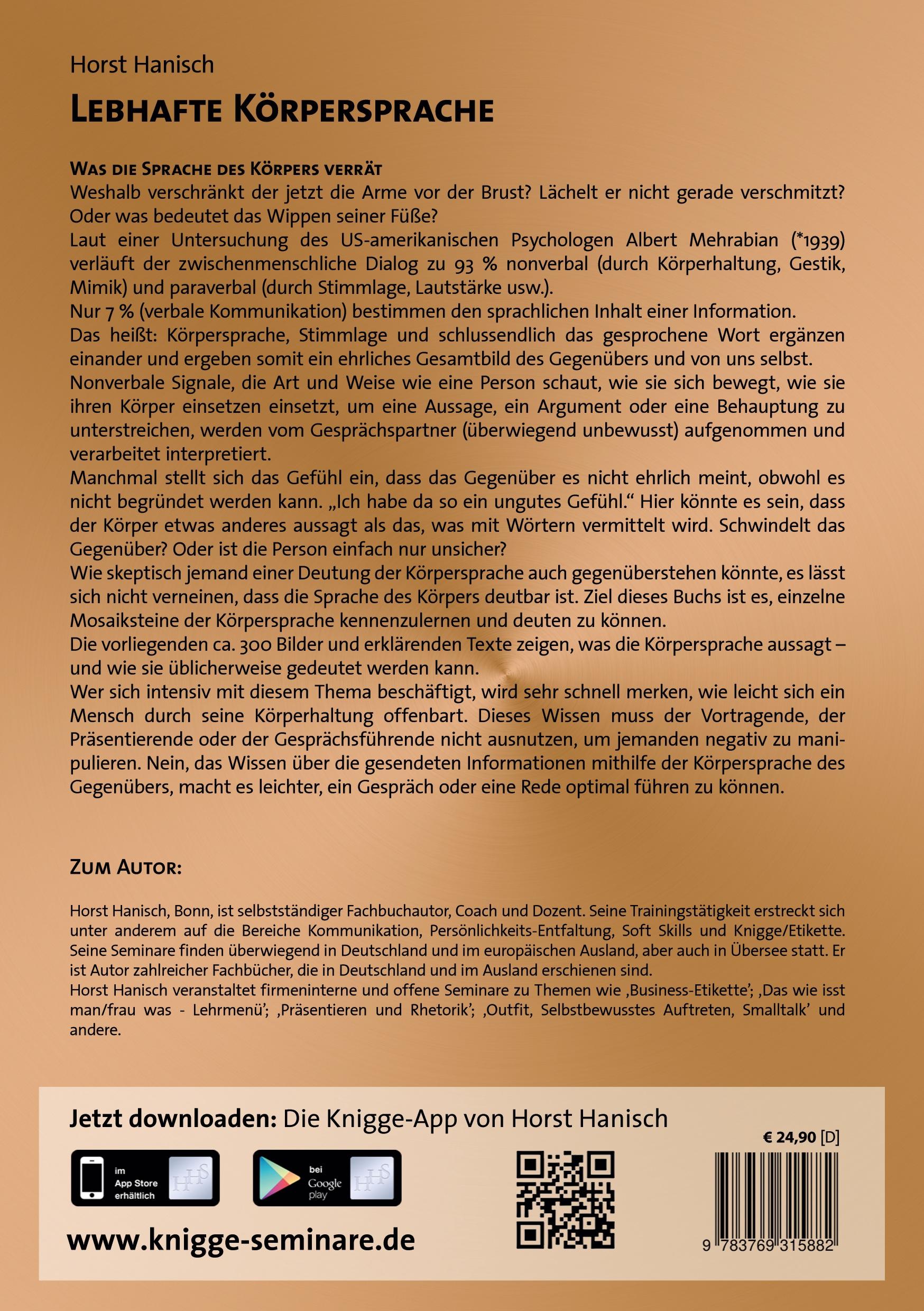 Rückseitencover Lebhafte Körpersprache